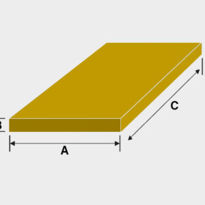 Brass flat bar