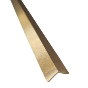 Brass angle dull polished