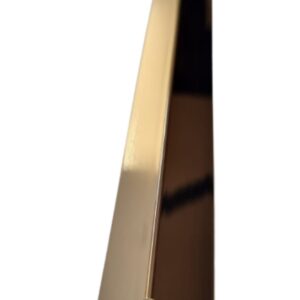 Brass angle mirror polished