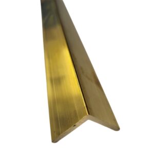 brass angle mill finish