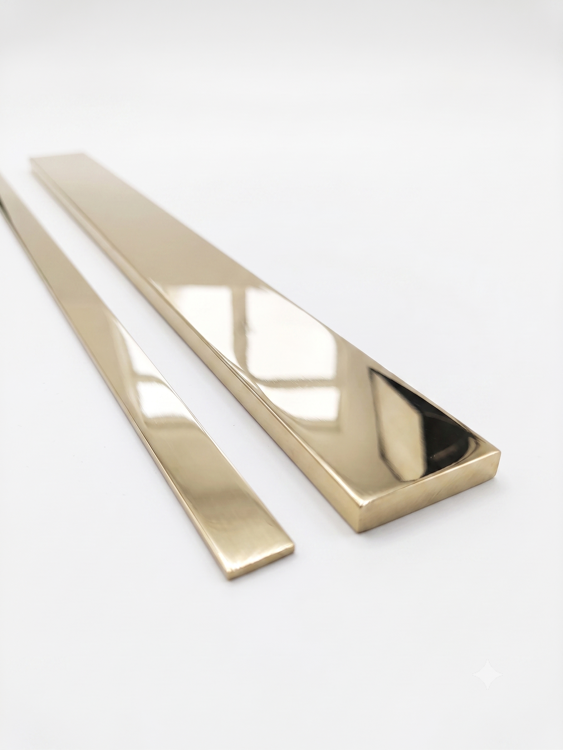 Mirror Polished Brass Flat Bar