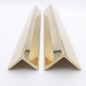 Brass Angle Mirror Polished