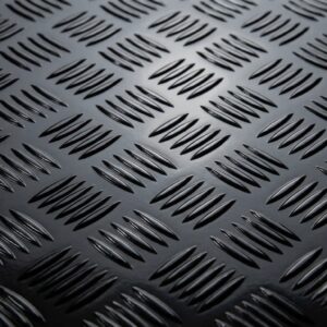 Aluminium Treadplate / Checker Plate 2mm Black